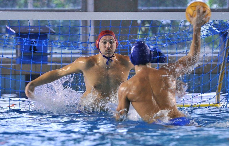 Caprani, portiere della Como Nuoto Caprani, portiere della Como Nuoto