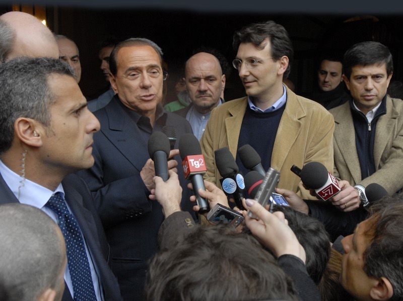 Como - Silvio Berlusconi in una visita in città