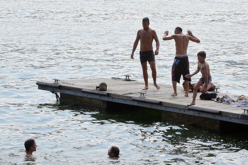 Como caldo tropicale in città