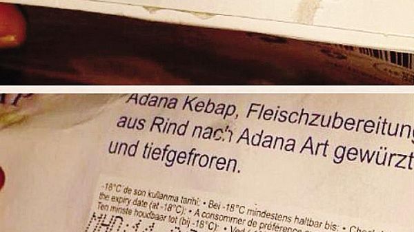 
1 L’etichetta «allungata» dall’agosto del 2013 al novembre del 2014 e che era finita su facebook, suscitando molto allarme

2 Il prodotto che era in vendita nel banco surgelati del supermercato, gestito da alcuni commercianti turchi che si sono detti all’oscuro di tutto ed anzi, in qualche modo, le prime vittime