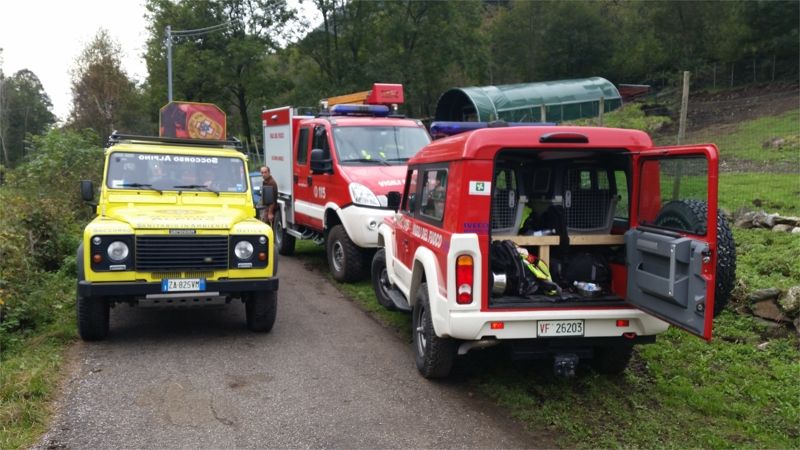 Magreglio I soccorsi alla Conca di Crezzo