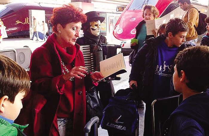 Poesie e musica alla stazione di Roma Termini