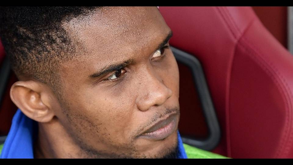 Sampdoria: Eto'o lascia l'allenamento Sampdoria: Eto'o lascia l'allenamento