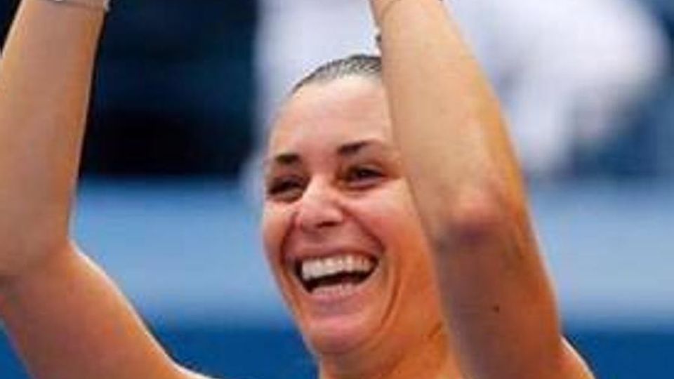 E’ di Flavia Pennetta l’urlo nella finale tricolore E’ di Flavia Pennetta l’urlo nella finale tricolore