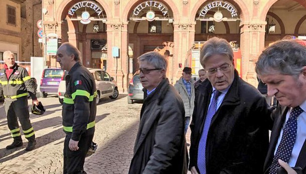 Gentiloni il 24 ad Amatrice e S. Ginesio