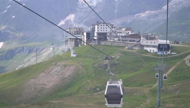 Funivia Cervinia ferma, via evacuazione
