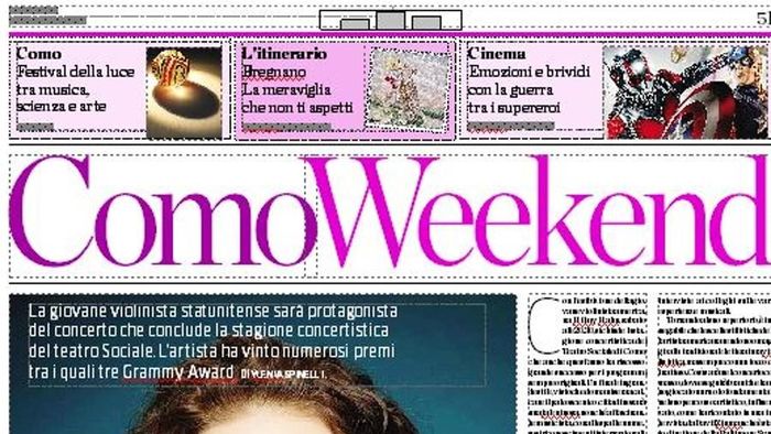 COSA FARE A COMO QUESTO FINE SETTIMANA visual data 3