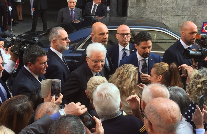 Mattarella a palazzo del Governo Sondrio