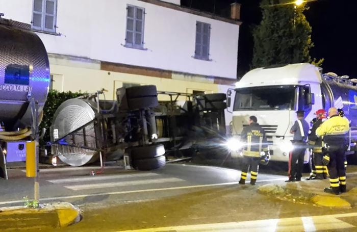 Sul posto anche gli uomini della Protezione civile