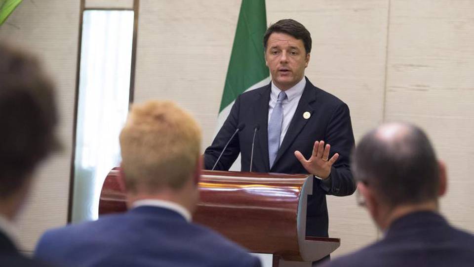 Sisma: Renzi, no a battaglie politiche Sisma: Renzi, no a battaglie politiche