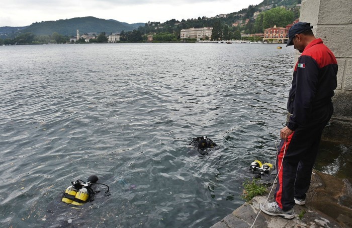 Cernobbio trovato resti umani nel lago al pizzo, sub dei carabinieri