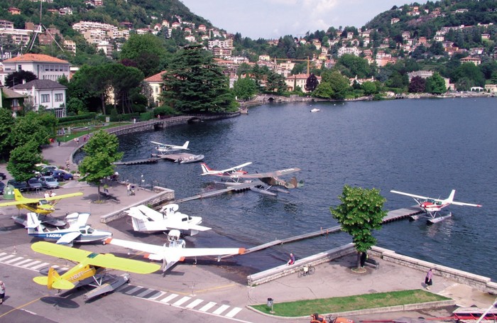L’idrolascalo dell’Aeroclub Como