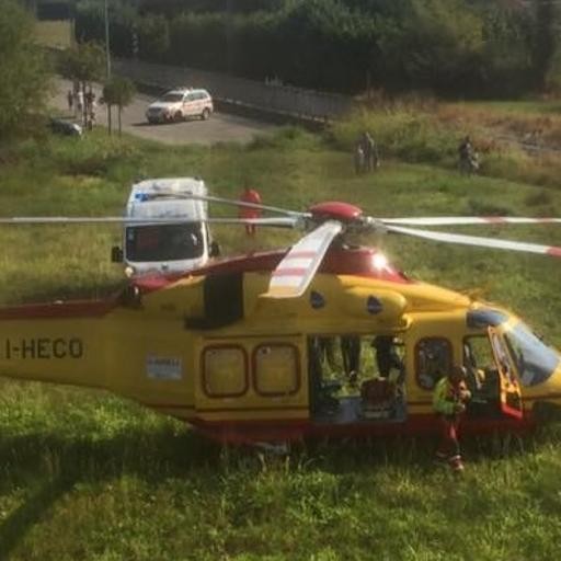 Cremia, ferito dalla motosega Soccorso con l’elicottero - Cronaca