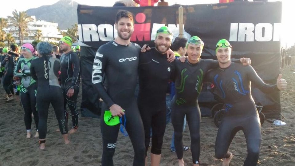 Lariani all’Ironman di Marbella «Questi sono uomini d’acciaio» Lariani all’Ironman di Marbella «Questi sono uomini d’acciaio»