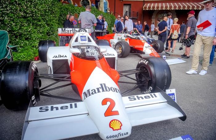 Cernobbio concorso d'leganza di Villa D'Este, Formula Uno. La McLaren di Prost