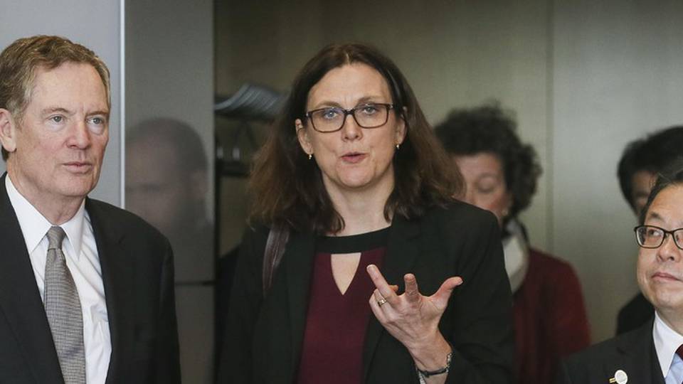 Incontro tra Ue-Usa-Giappone, ultimo tentativo contro dazi americani Incontro tra Ue-Usa-Giappone, ultimo tentativo contro dazi americani