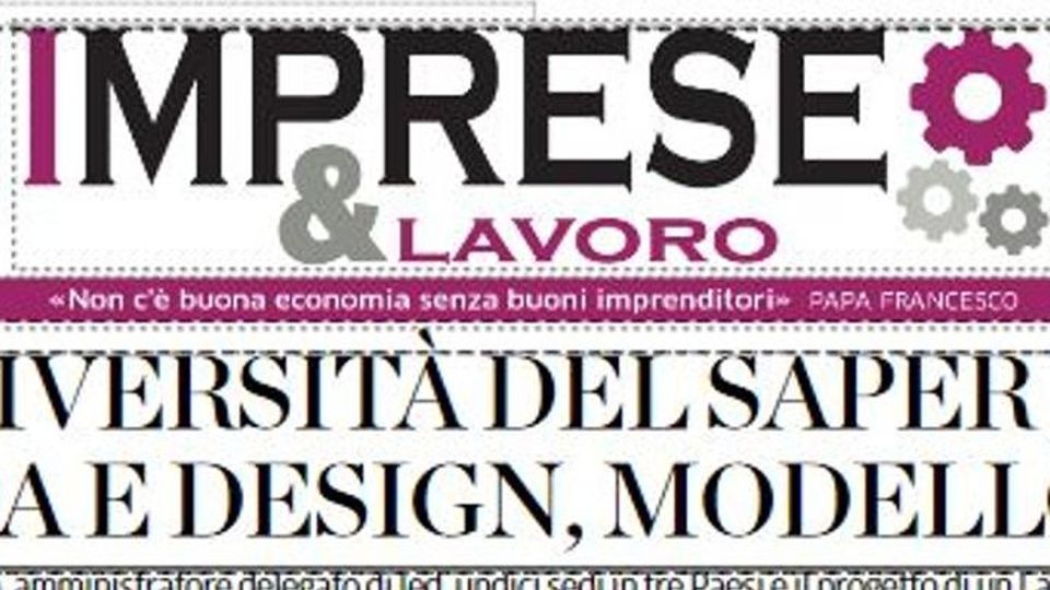 L’inserto Imprese&Lavoro Protagonista l’economia lariana L’inserto Imprese&Lavoro Protagonista l’economia lariana