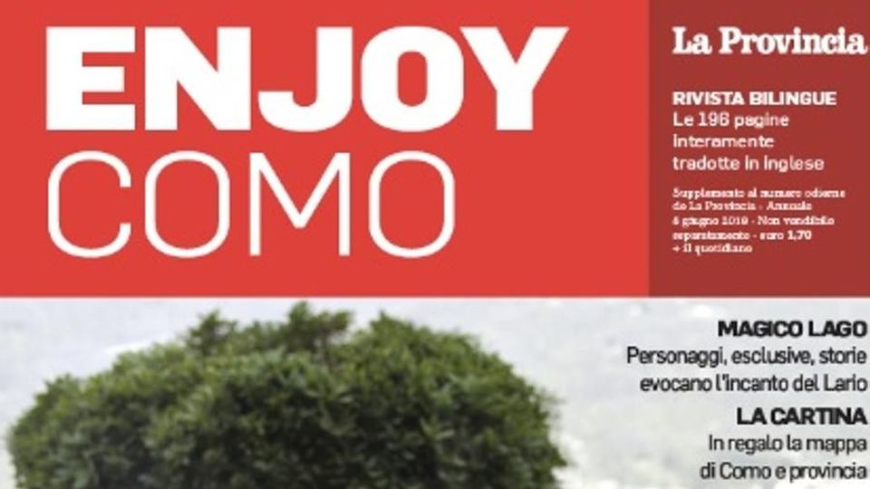 In edicola c’è “Enjoy Como” Magie di un lago speciale In edicola c’è “Enjoy Como” Magie di un lago speciale