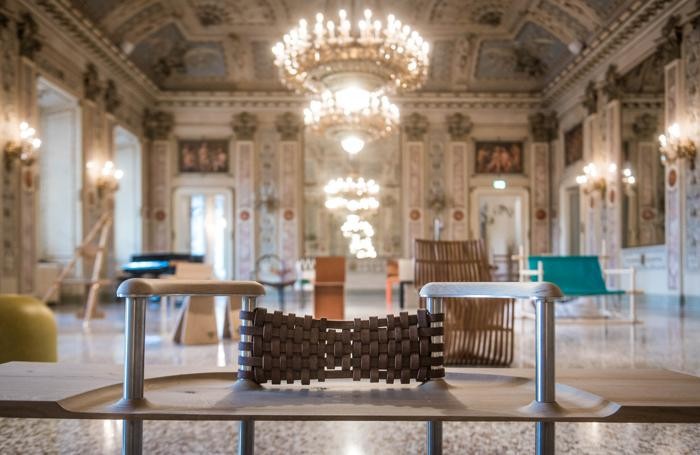 L’allestimento della Lake Como Design Fair 2018 al Teatro Sociale