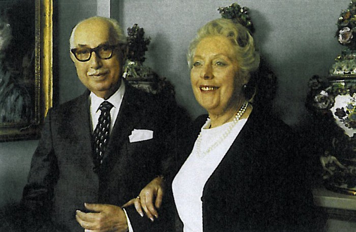 Emilio Vitali con la mogile Nella nel giorno del cinquantesimo anniversario delle nozze