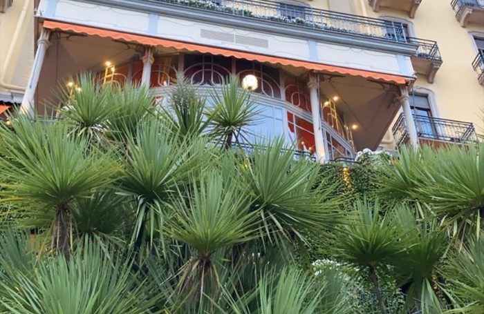 Afrojack in una stories di instagram ha postato un bel primo piano del Grand Hotel Tremezzo