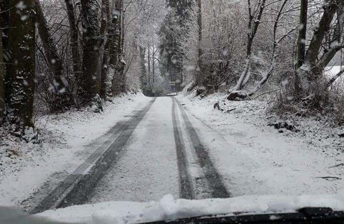 Così le strade di San Fedele alle 10,45 di lunedì 2 marzo