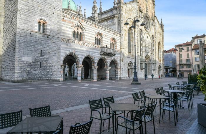 Piazza del Duomo in una foto scattata dal fotografo Andrea Butti alle 17 di martedì 10 marzo