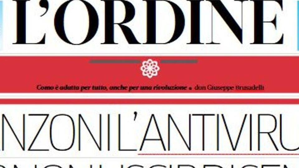 L’Ordine: Como ai tempi del colera L’Ordine: Como ai tempi del colera