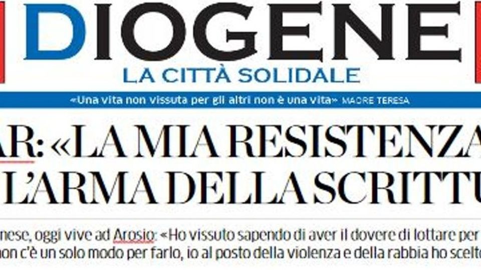 Martedì Diogene L’inserto del volontariato Martedì Diogene L’inserto del volontariato