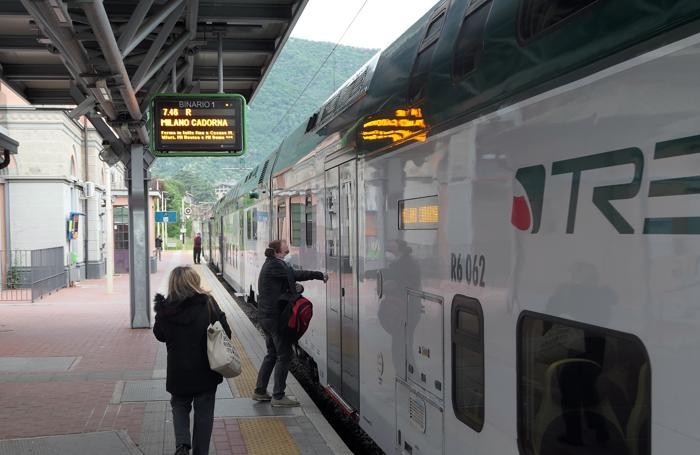 Anche sul treno delle 7,46 da Erba pochissimi pendolari