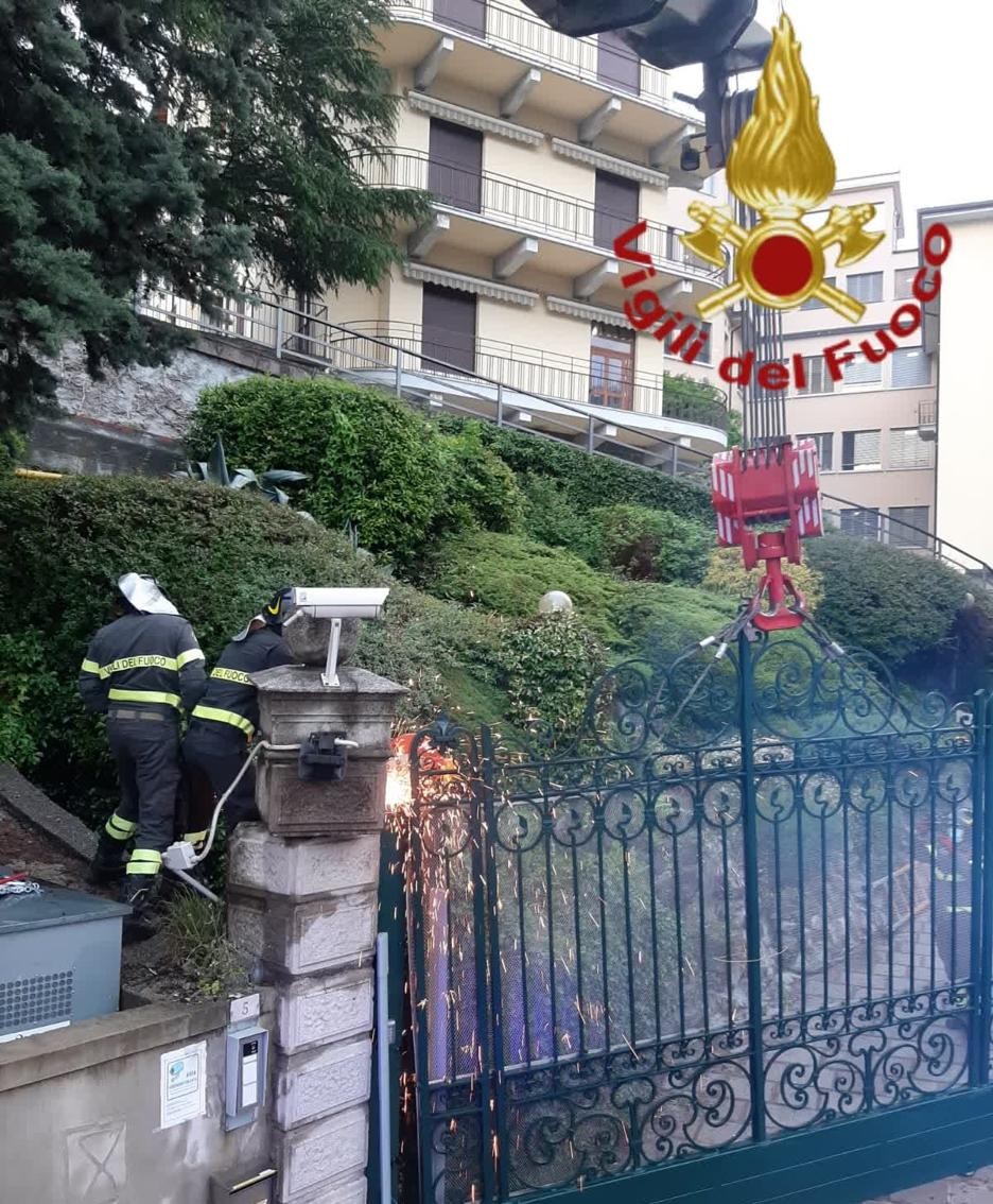 Un’altra immagine dei lavori