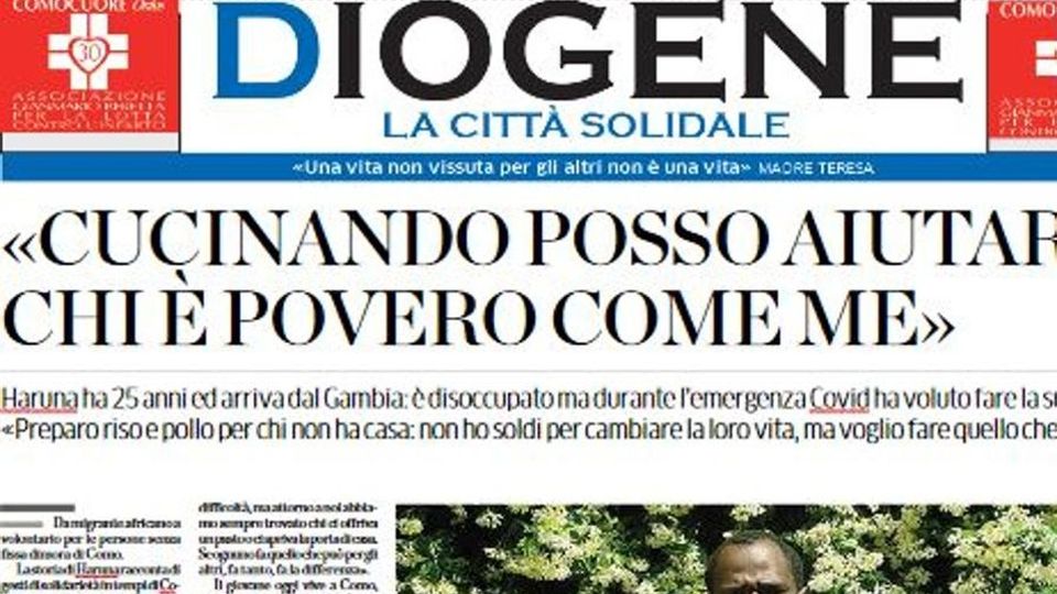 Martedì Diogene L’inserto del volontariato Martedì Diogene L’inserto del volontariato