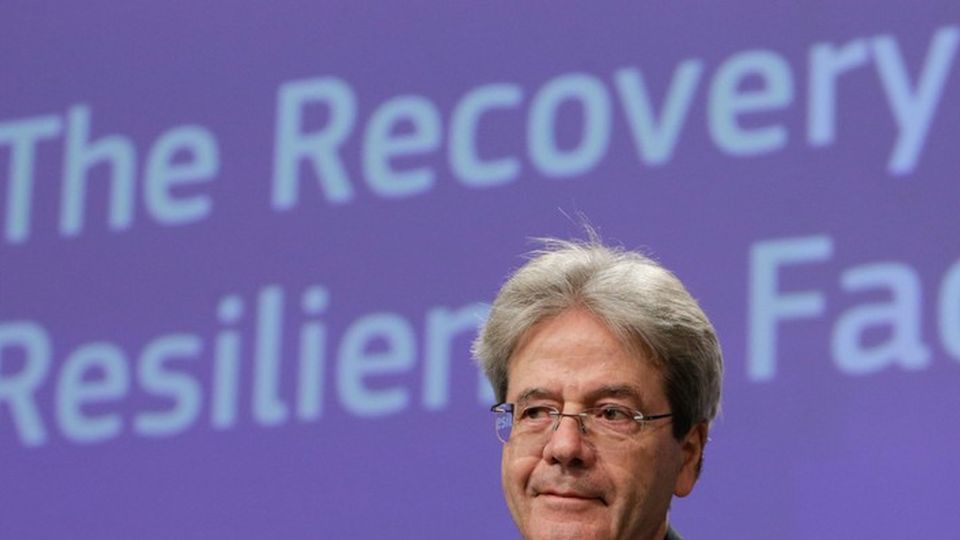 Gentiloni: 'Recovery fund sarà senza dubbio approvato' Gentiloni: 'Recovery fund sarà senza dubbio approvato'