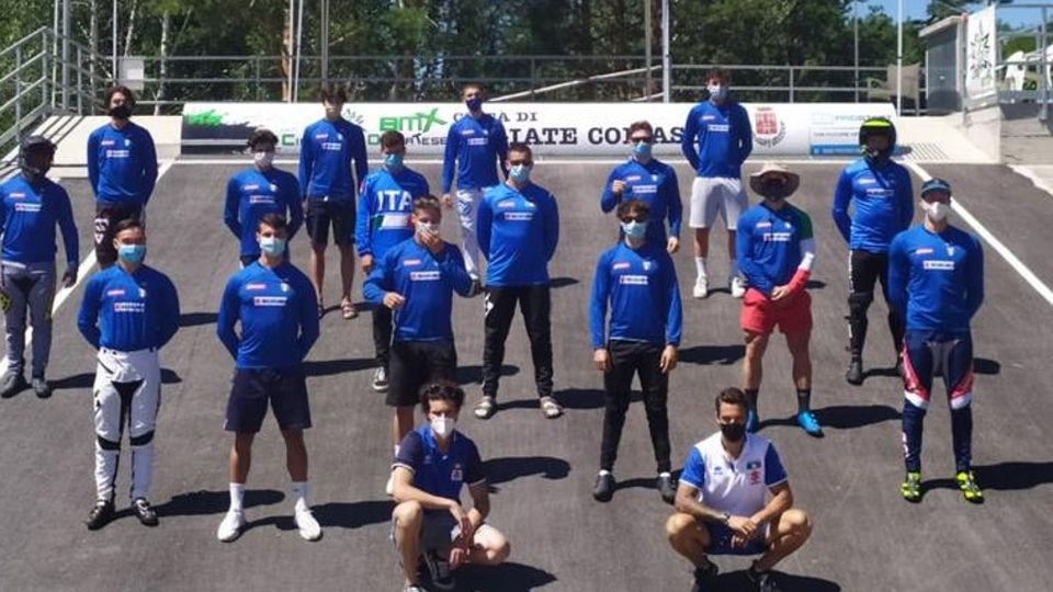 La nazionale a Olgiate sulla pista di Bmx La nazionale a Olgiate sulla pista di Bmx