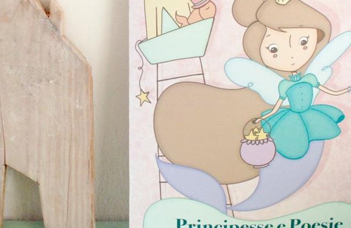 Copertina dell'album da colorare Principesse e Poesie