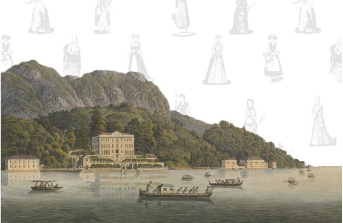 Il libro è illustrato con stampe d’epoca dei luoghi descritti da Mary Shelley:questa è l’immagine di copertina