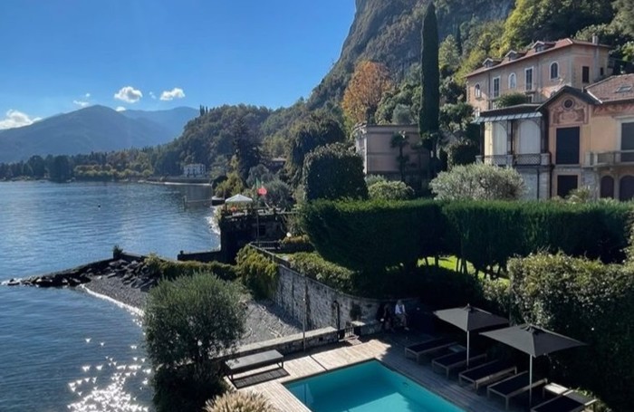 Il panorama di Menaggio postato da Elisabetta Canalis