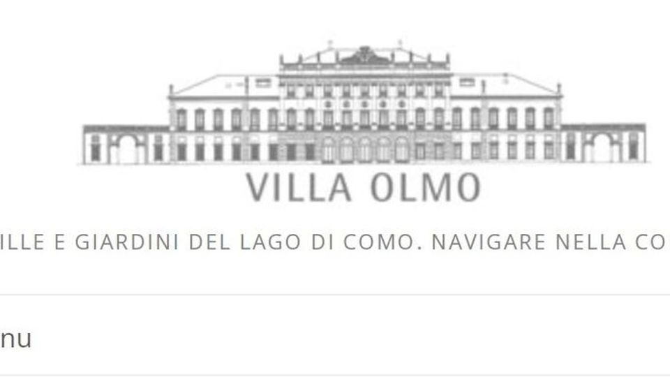 Villa Olmo, il sito ufficiale fermo al 2017 Figuraccia sul web per la Como turistica Villa Olmo, il sito ufficiale fermo al 2017 Figuraccia sul web per la Como turistica