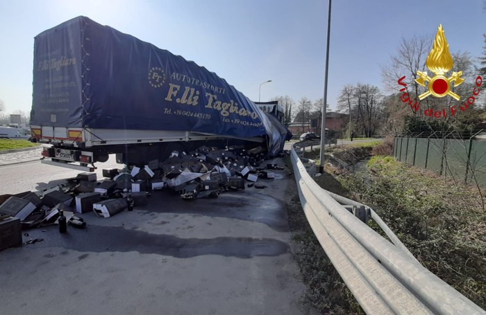 Il vino sulla carreggiata