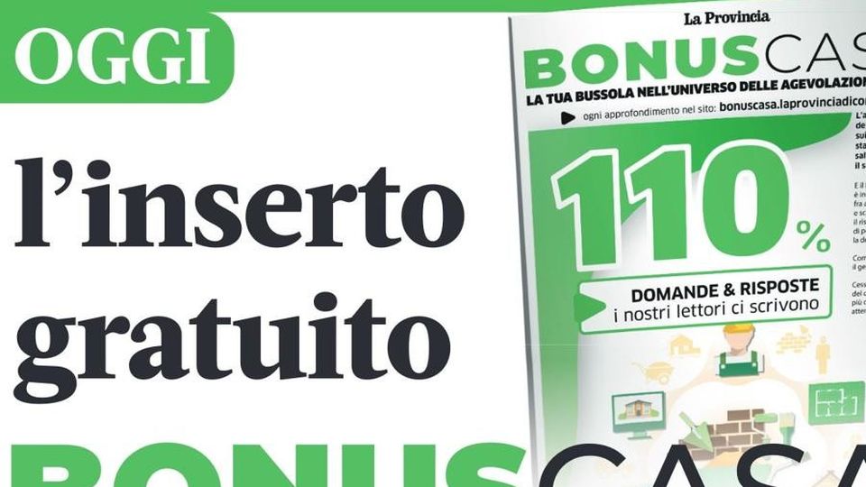 Bonus casa Inserto in regalo Bonus casa Inserto in regalo