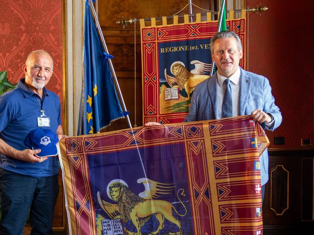CRV - Franco Picco, la leggenda del motociclismo, ricevuto a palazzo Ferro Fini CRV - Franco Picco, la leggenda del motociclismo, ricevuto a palazzo Ferro Fini