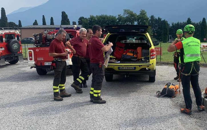 Montemezzo, ciclista ferito Soccorso con l’elicottero