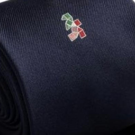 Cravatta Esercito Italiano Beige Kaki - Cotone Regolabile - Prodotta In Italia