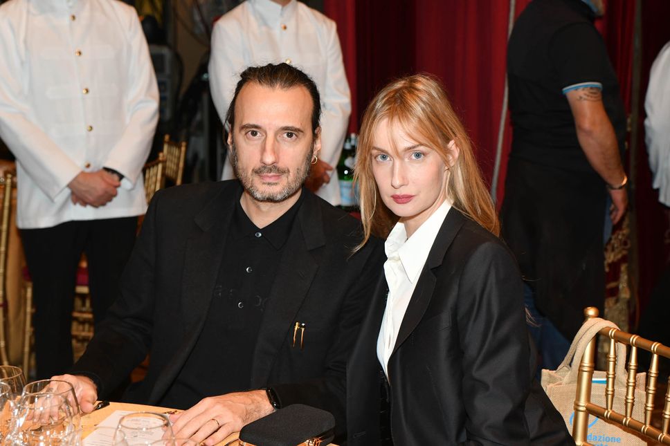 Como serata di gala di Fondazione Veronesi al Teatro Sociale, Eva Riccobono con il marito Matteo Ceccarini