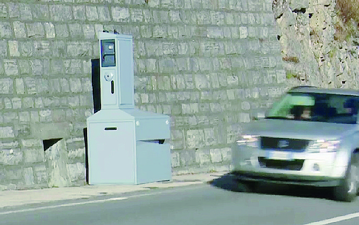 Colverde, autovelox a ridosso del valico Frontalieri nel mirino del radar