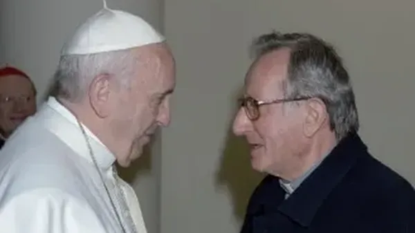 Don Costante Cereda  con Papa Francesco