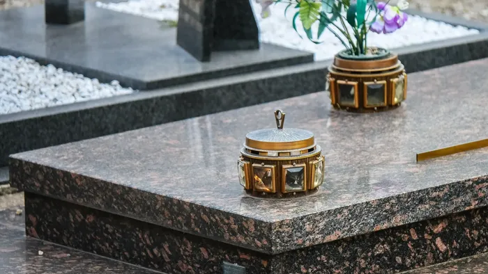 Lampada Da Tomba Con Croce D'argento Blue Night - Foto 11