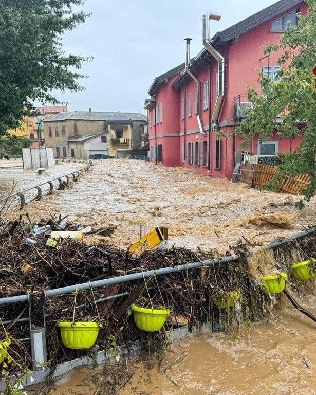 LA furia del Terrò sull’abitato di Cabiate