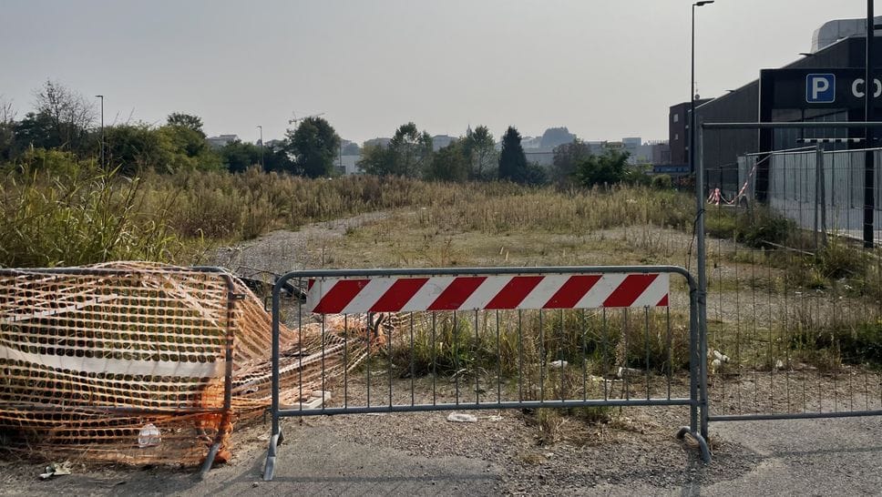 L’area tra via San Giuseppe e via Milano, a Vighizzolo L’area tra via San Giuseppe e via Milano, a Vighizzolo