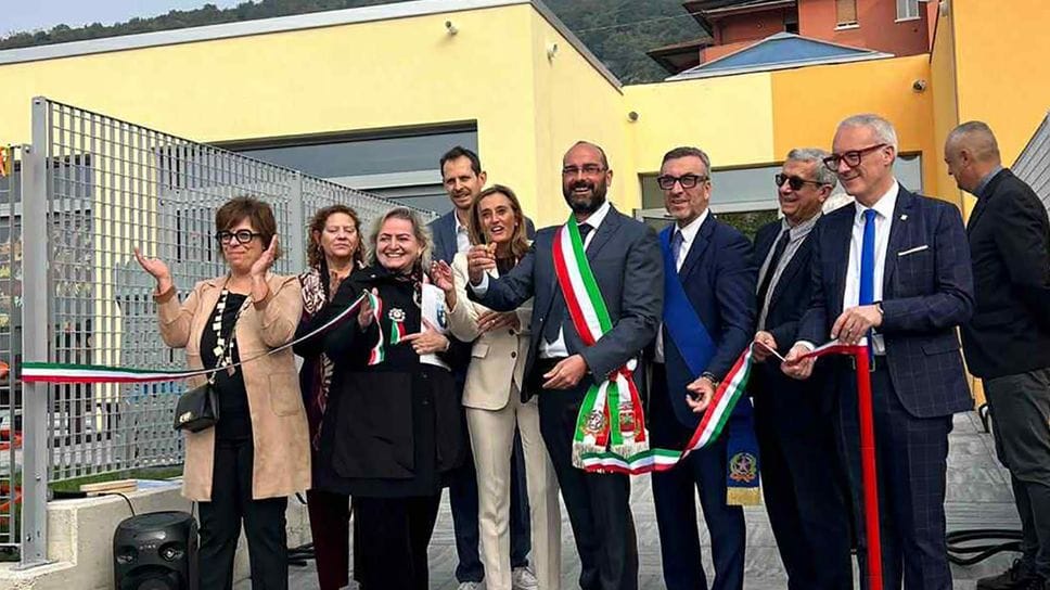 L’inaugurazione della scuola